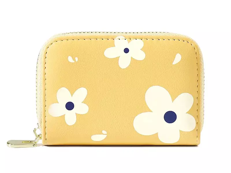 کیف پول و کارت دخترانه گلدار TAOMICMIC Y8376 PU leather credit card holder girl wallet