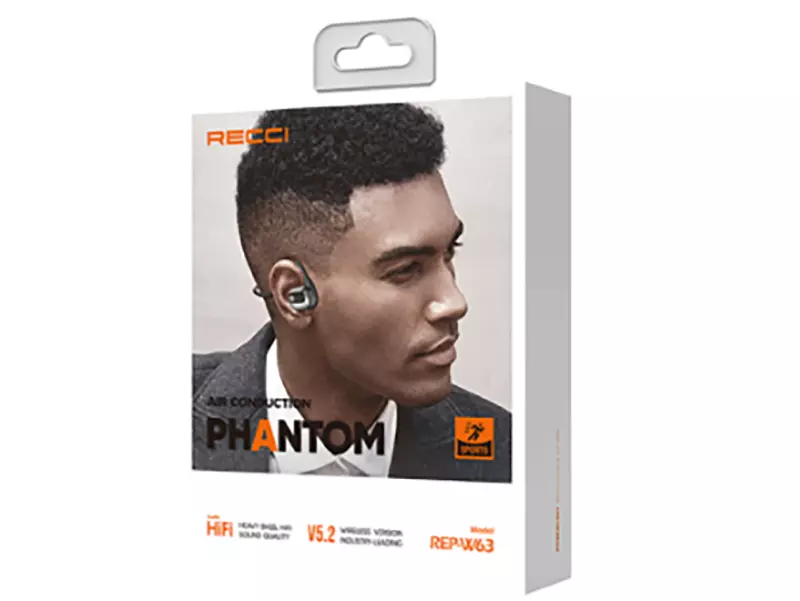 هندزفری گردنی بلوتوثی 5.2 رسی RECCI REP_W63 AIR CONDUCTION BLUETOOTH EARPHONE