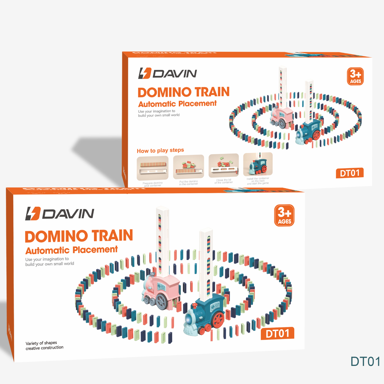 بازی فکری قطار دومینو ساز داوین DT01