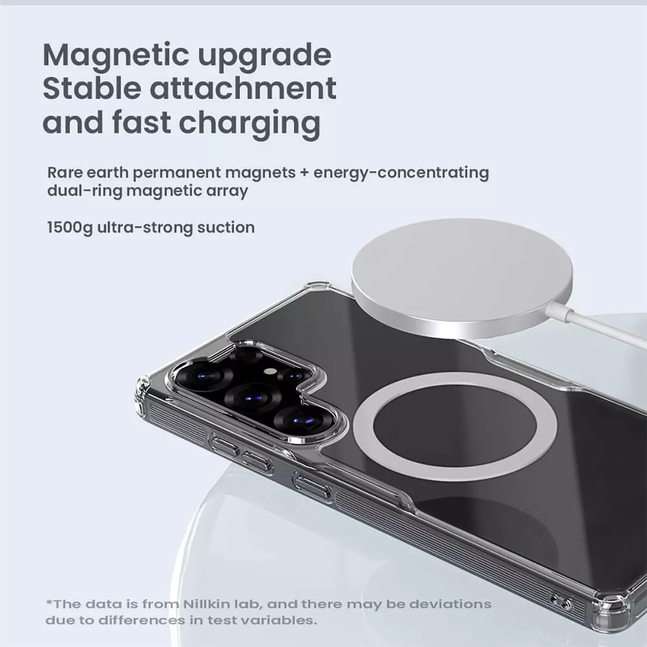 قاب شفاف مگنتی سامسونگ گلکسی اس 25 اولترا نیلکین Nature TPU Pro Magnetic Case