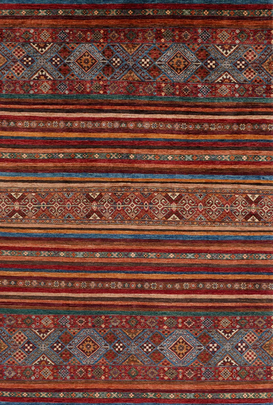 فرش ابریشم ماشینی مدرن و سنتی مناسب حال و پذیرایی برند وارکالا کد ABRISHAM SM 404