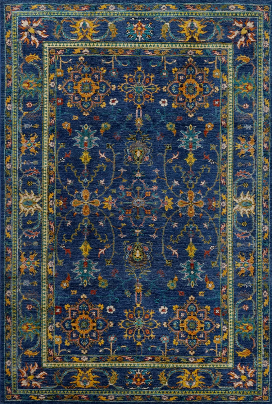 فرش ابریشم ماشینی مدرن و سنتی مناسب حال و پذیرایی برند وارکالا کد ABRISHAM SM 403