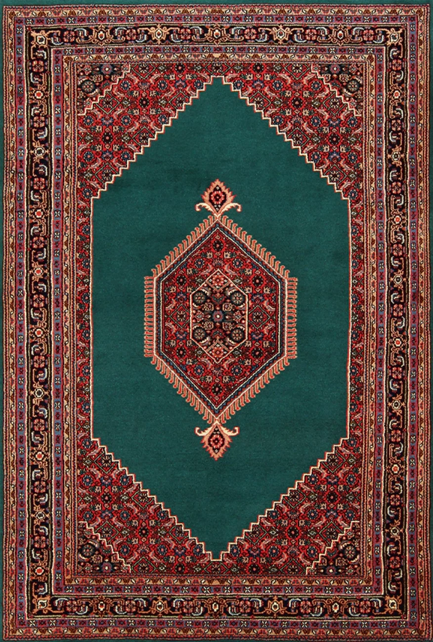 فرش ابریشم ماشینی مدرن و سنتی مناسب حال و پذیرایی برند وارکالا کد ABRISHAM SM 393