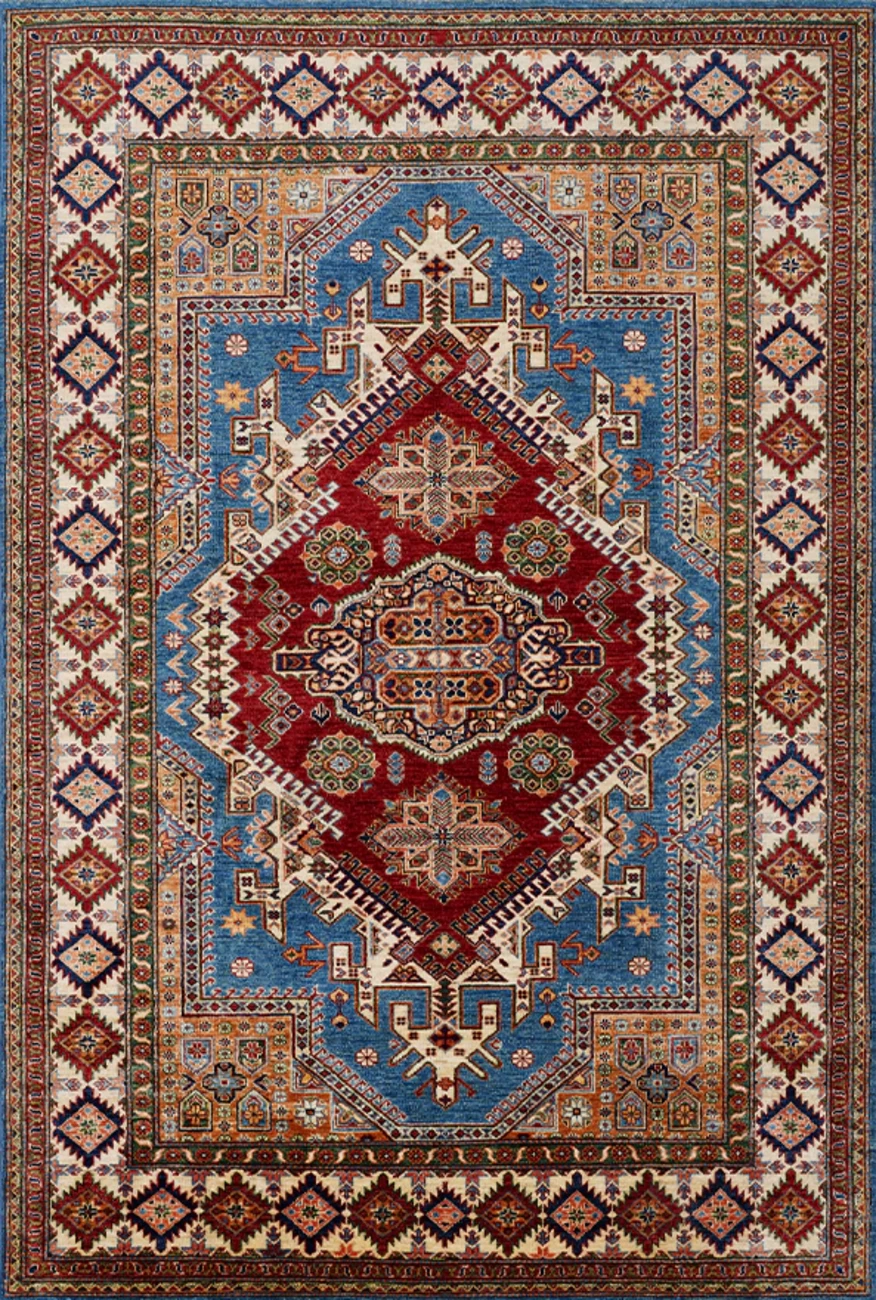 فرش ابریشم ماشینی مدرن و سنتی مناسب حال و پذیرایی برند وارکالا کد ABRISHAM SM 375