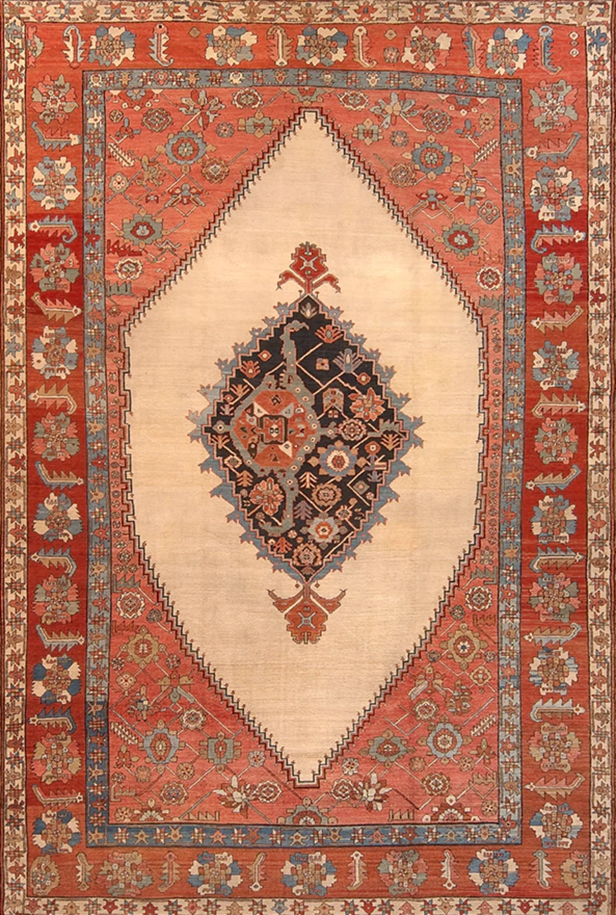 فرش ابریشم ماشینی مدرن و سنتی مناسب حال و پذیرایی برند وارکالا کد ABRISHAM SM 369