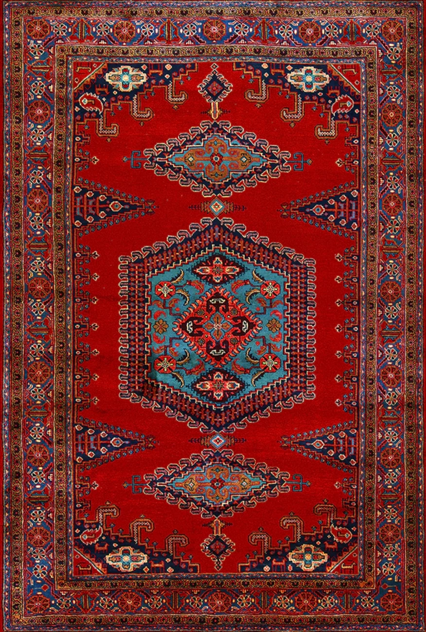 فرش ابریشم ماشینی مدرن و سنتی مناسب حال و پذیرایی برند وارکالا کد ABRISHAM SM 368