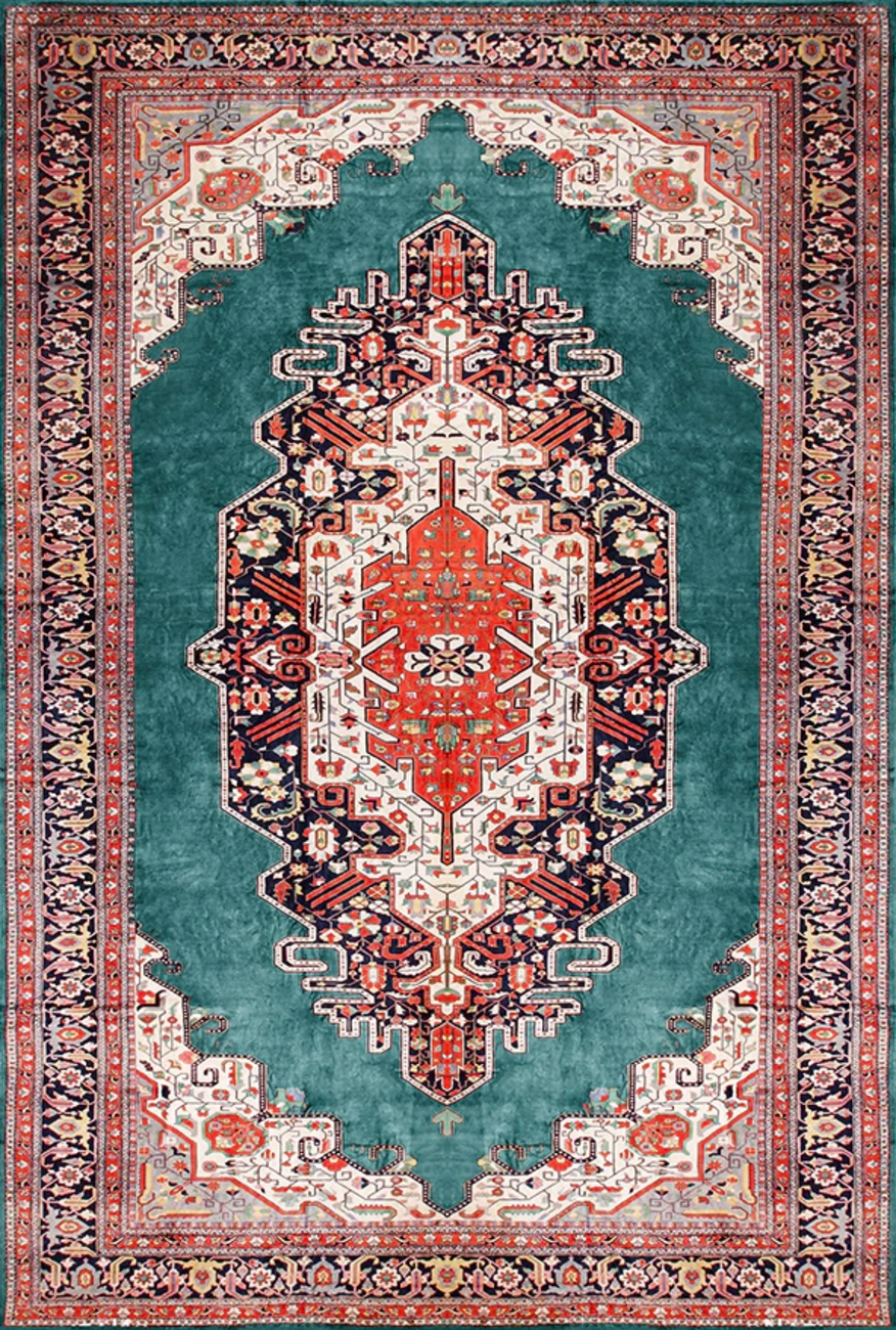 فرش ابریشم ماشینی مدرن و سنتی مناسب حال و پذیرایی برند وارکالا کد ABRISHAM SM 366