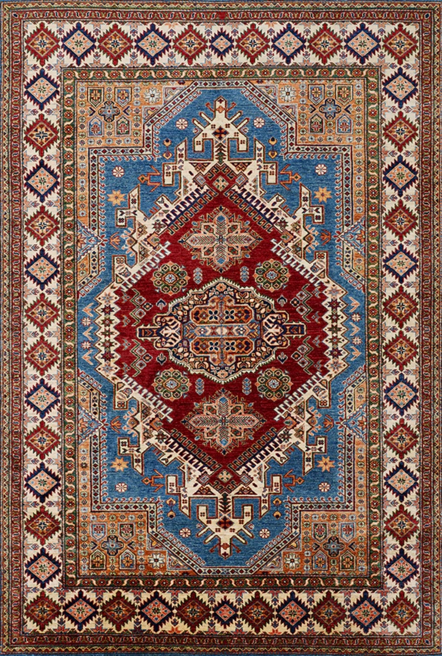 فرش ابریشم ماشینی مدرن و سنتی مناسب حال و پذیرایی برند وارکالا کد ABRISHAM SM 356