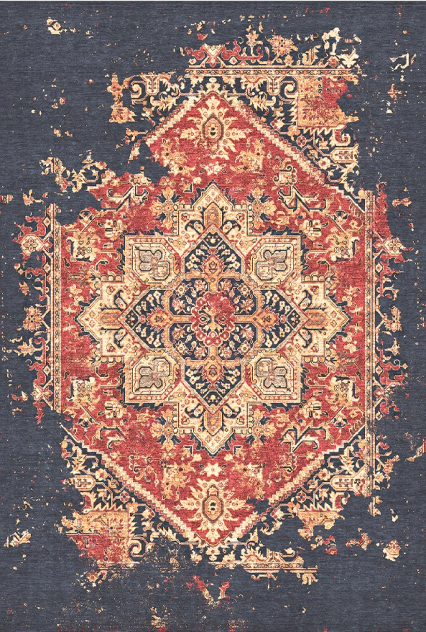 فرش ابریشم ماشینی مدرن و سنتی مناسب حال و پذیرایی برند وارکالا کد ABRISHAM SM 346