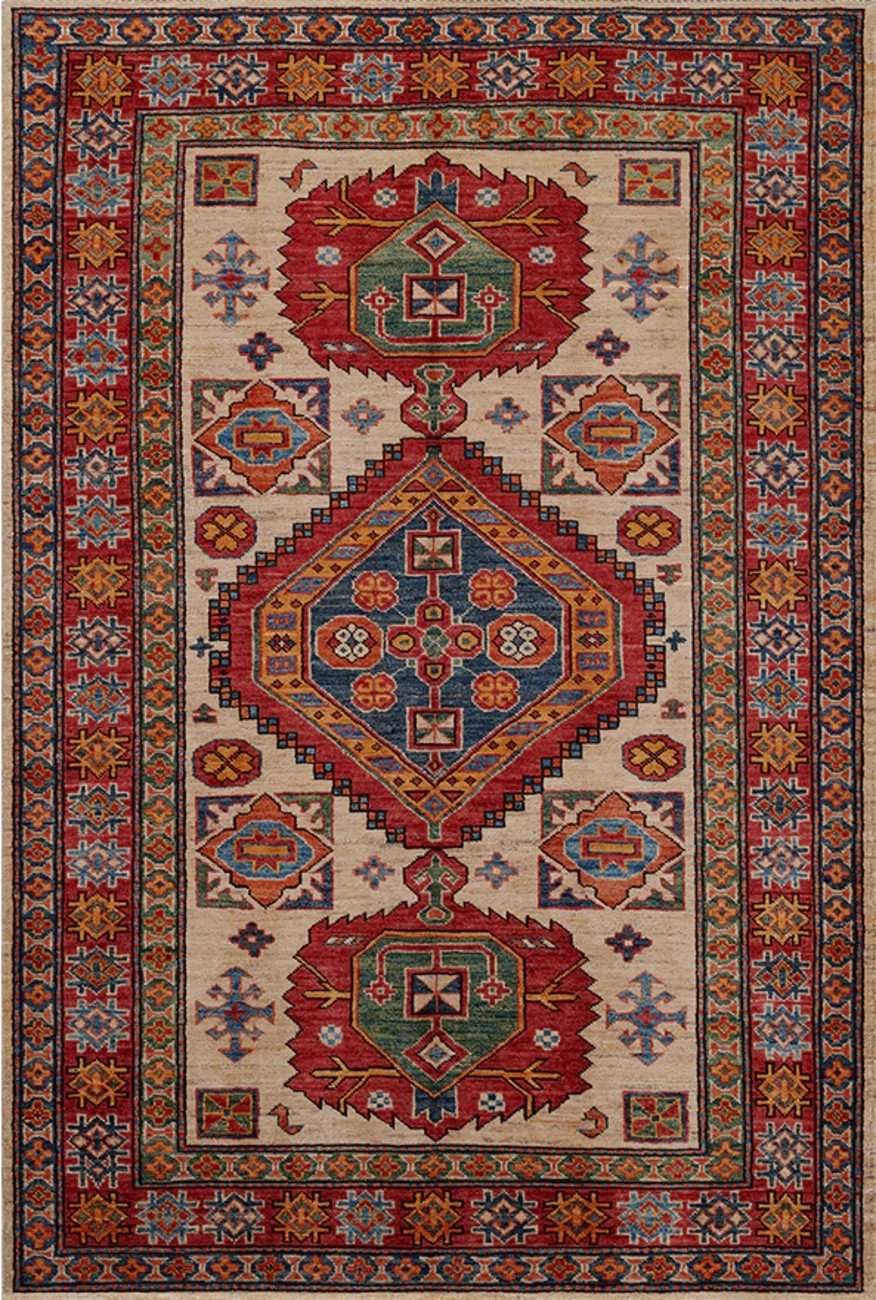 فرش ابریشم ماشینی مدرن و سنتی مناسب حال و پذیرایی برند وارکالا کد ABRISHAM SM 342