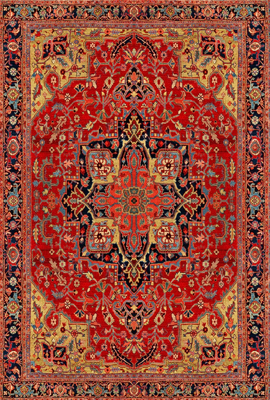 فرش ابریشم ماشینی مدرن و سنتی مناسب حال و پذیرایی برند وارکالا کد ABRISHAM SM 313