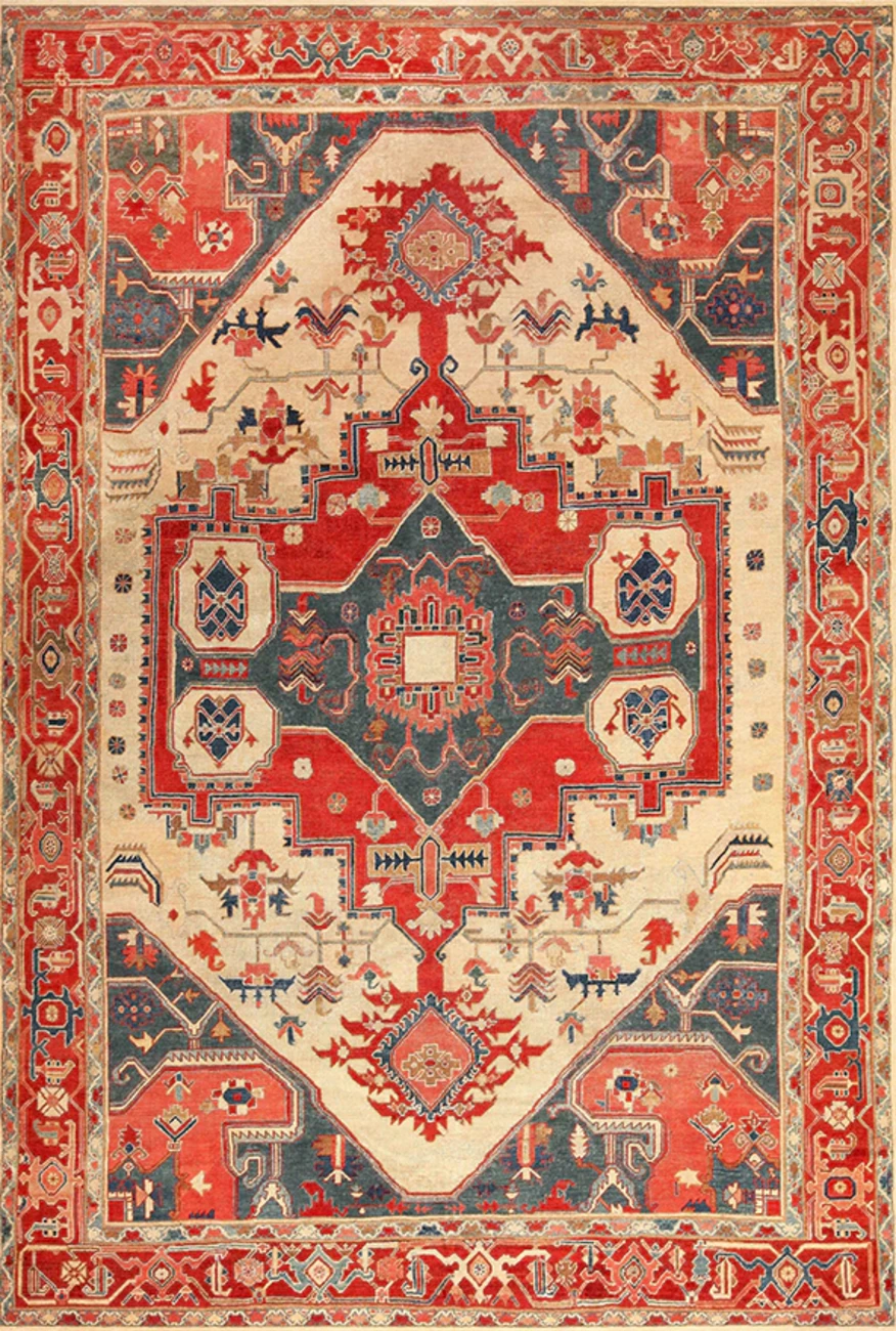 فرش ابریشم ماشینی مدرن و سنتی مناسب حال و پذیرایی برند وارکالا کد ABRISHAM SM 304