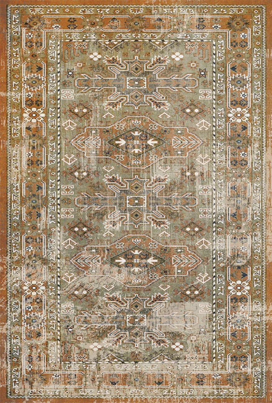 فرش ابریشم ماشینی مدرن و سنتی مناسب حال و پذیرایی برند وارکالا کد ABRISHAM SM 284