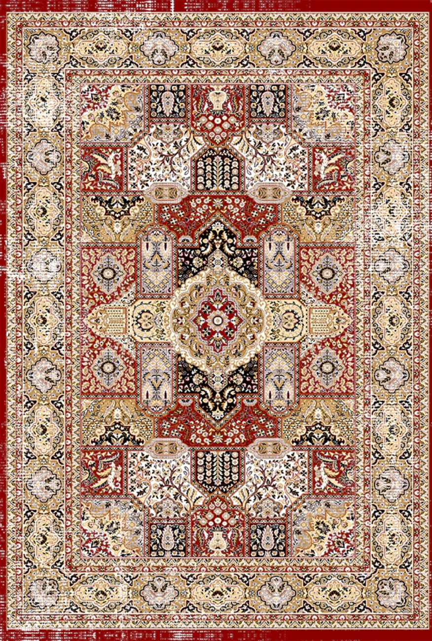 فرش ابریشم ماشینی مدرن و سنتی مناسب حال و پذیرایی برند وارکالا کد ABRISHAM SM 275