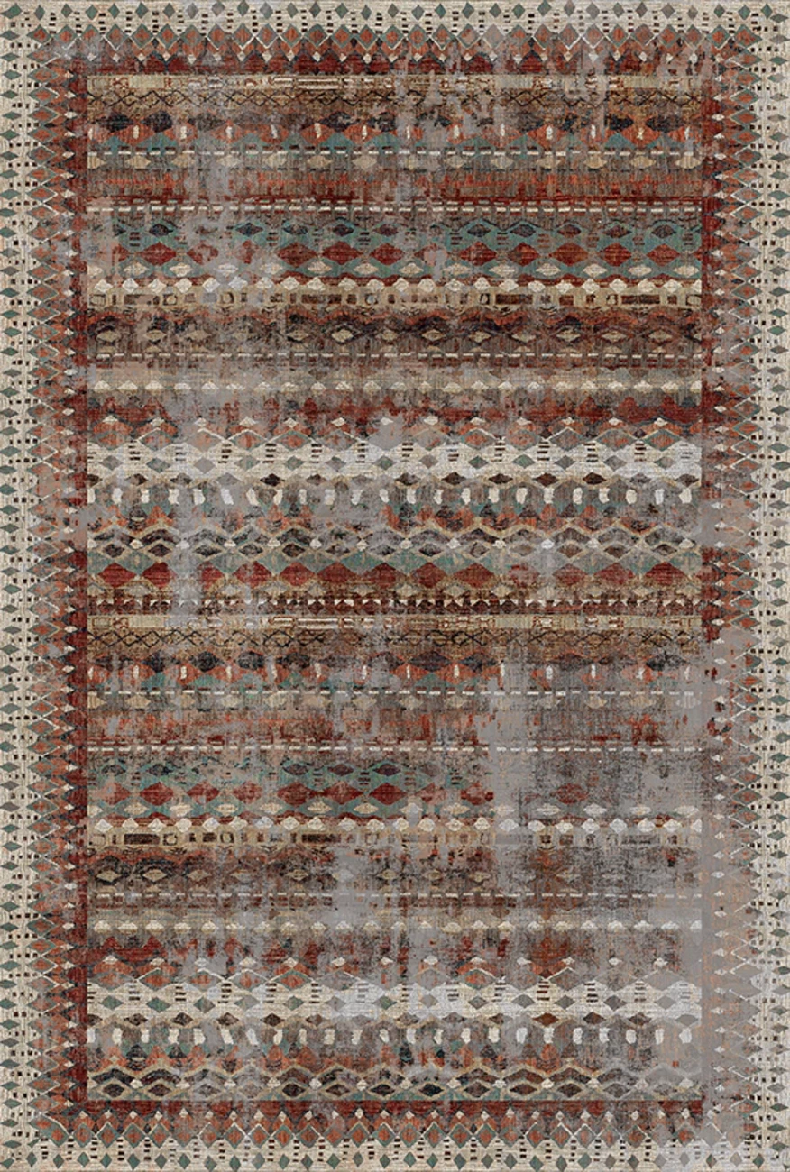 فرش ابریشم ماشینی مدرن و سنتی مناسب حال و پذیرایی برند وارکالا کد ABRISHAM SM 265