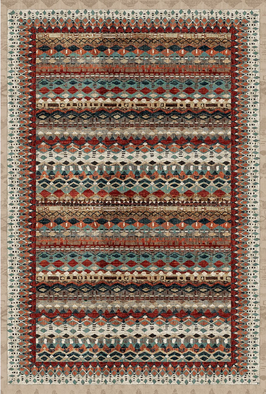فرش ابریشم ماشینی مدرن و سنتی مناسب حال و پذیرایی برند وارکالا کد ABRISHAM SM 264