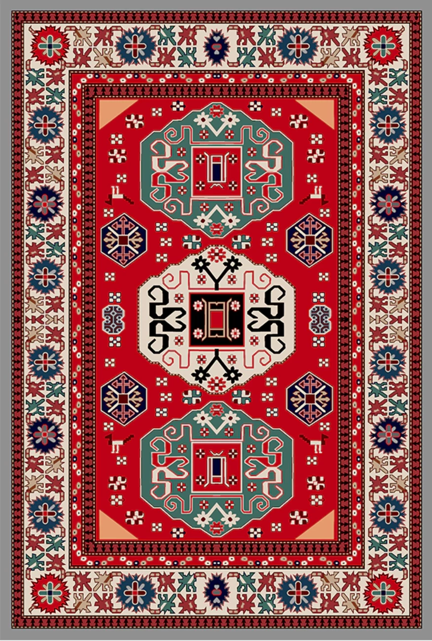 فرش ابریشم ماشینی مدرن و سنتی مناسب حال و پذیرایی برند وارکالا کد ABRISHAMSM 1272