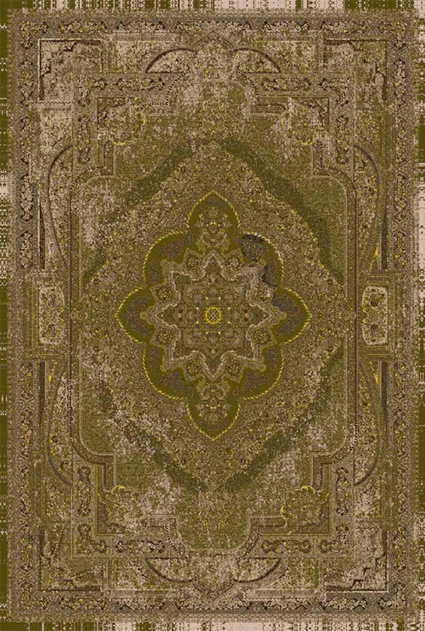 فرش ابریشم ماشینی مدرن و سنتی مناسب حال و پذیرایی برند وارکالا کد ABRISHAMSM 1246