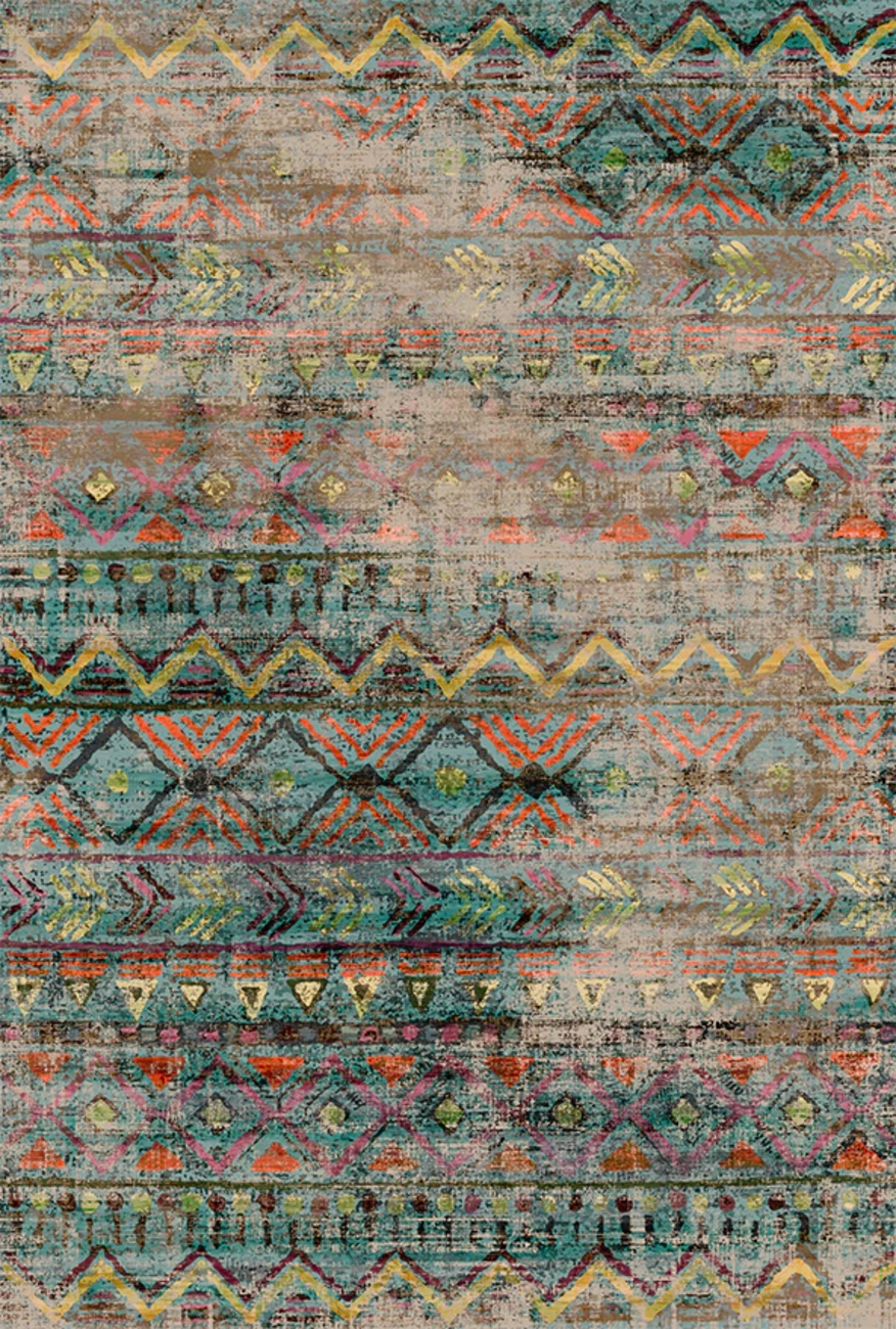 فرش ابریشم ماشینی مدرن و سنتی مناسب حال و پذیرایی برند وارکالا کد ABRISHAM SM 1222