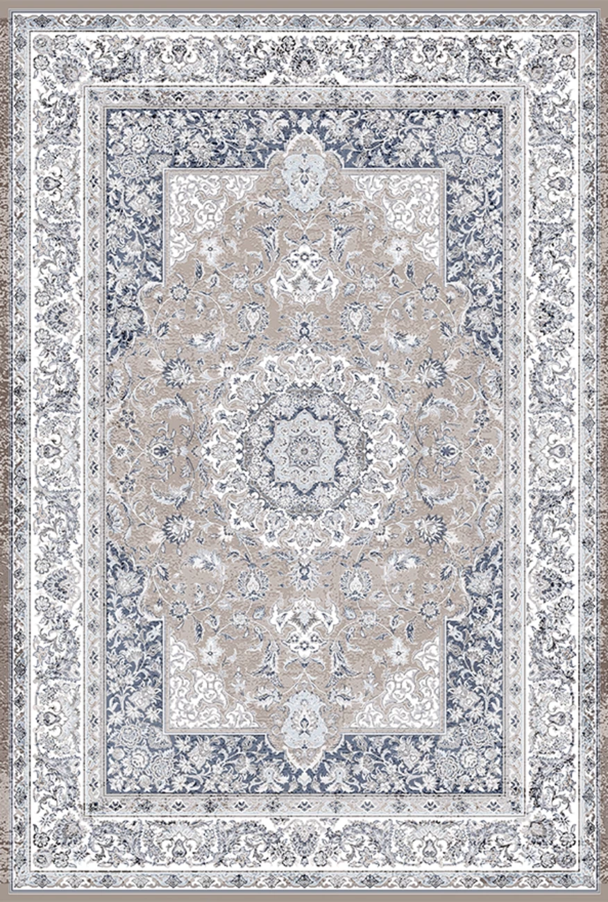 فرش ابریشم ماشینی مدرن و سنتی مناسب حال و پذیرایی برند وارکالا کد ABRISHAM SM 660
