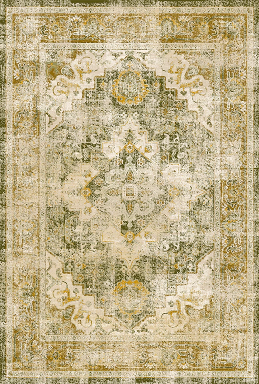 فرش ابریشم ماشینی مدرن و سنتی مناسب حال و پذیرایی برند وارکالا کد ABRISHAM SM 654
