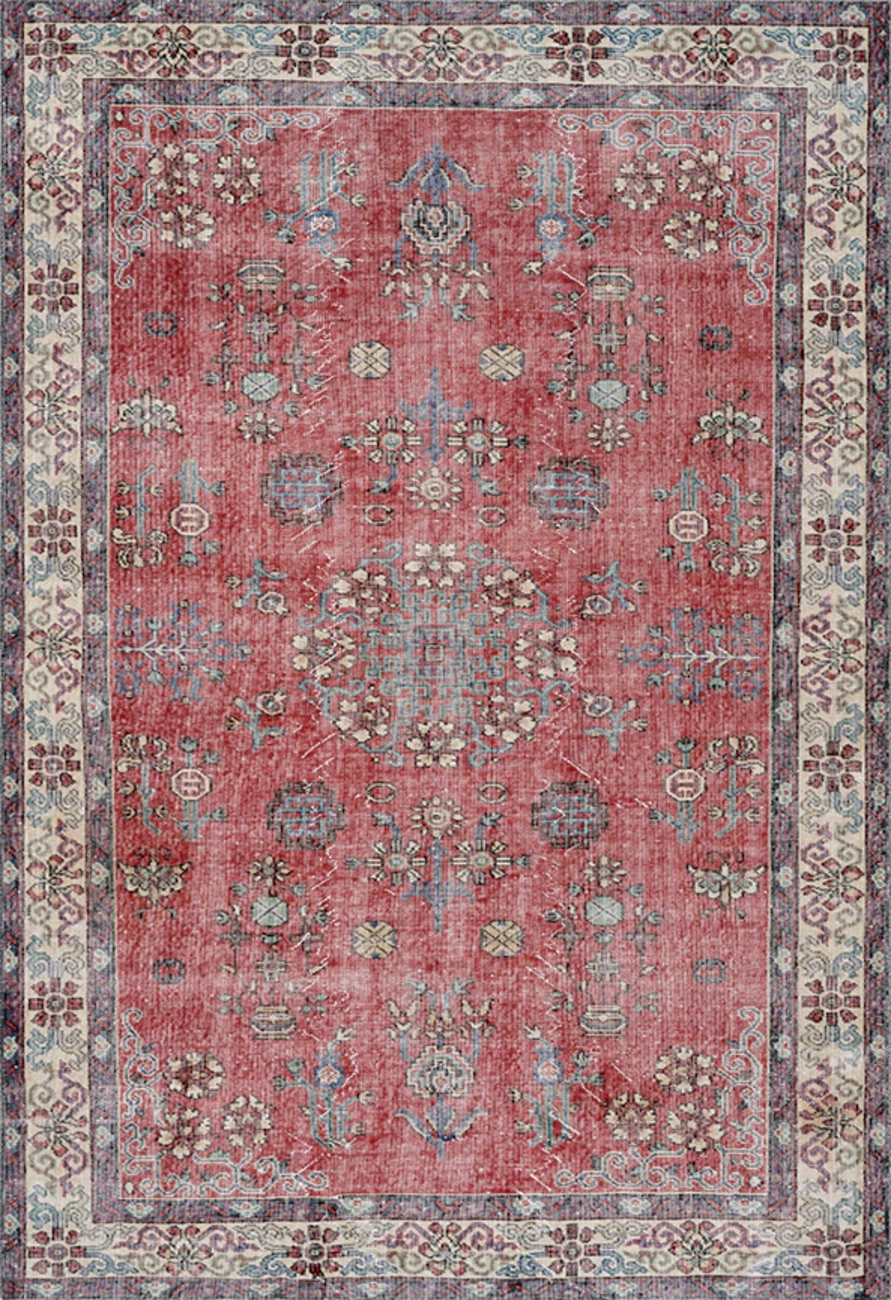 فرش ابریشم ماشینی مدرن و سنتی مناسب حال و پذیرایی برند وارکالا کد ABRISHAM SM 638