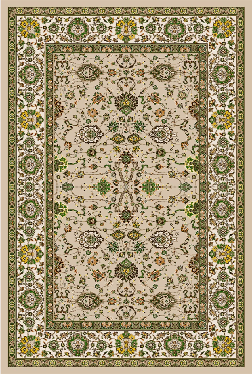فرش ابریشم ماشینی مدرن و سنتی مناسب حال و پذیرایی برند وارکالا کد ABRISHAM SM 633