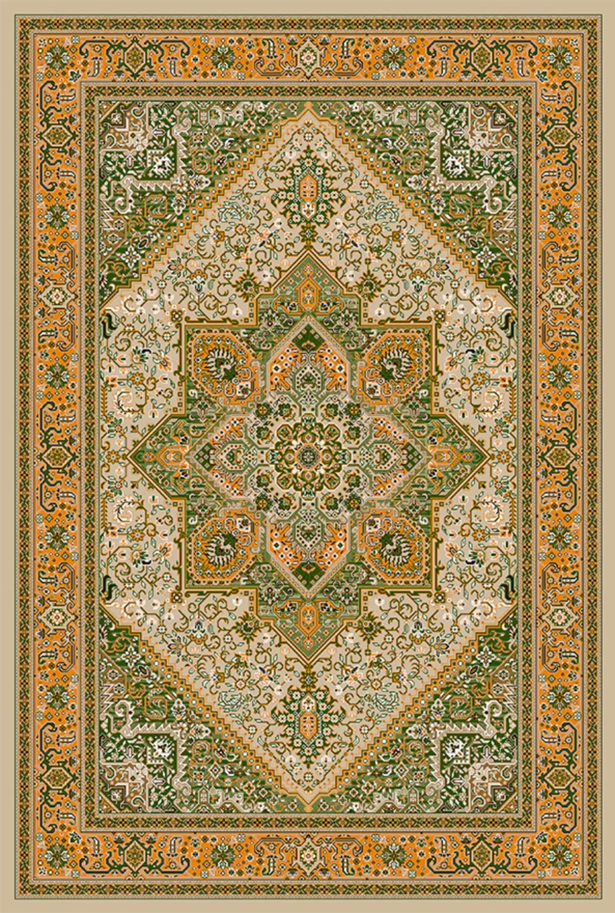 فرش ابریشم ماشینی مدرن و سنتی مناسب حال و پذیرایی برند وارکالا کد ABRISHAM SM 630