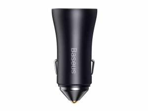 شارژر فندکی خودرو دو پورت تایپسی 40 وات بیسوس Baseus Golden Contactor Pro Car Charger GJP000013