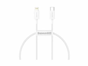 کابل فست شارژ پاوربانکی لایتنینگ به تایپسی 25 سانتیمتری بیسوس Baseus Superior Cable USB Type-C Lightning Power Delivery 20W CATLYS-02