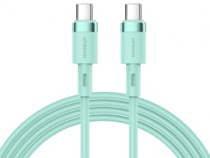 کابل شارژ و انتقال داده سیلیکونی تایپ سی به تایپ سی جویروم Joyroom Silicone Data Cable 1.2M S-1230N9