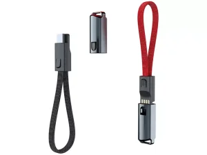 کابل شارژ یو اس بی به تایپ سی 2.4 آمپر 23 سانتیمتری کانفلون Konfulon Charger Cable DC23 Type-C
