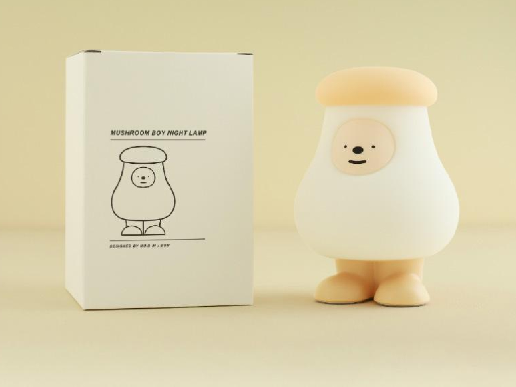 چراغ خواب فانتزی رومیزی شارژی MUID Mushroom Boy Night Lamp H-L