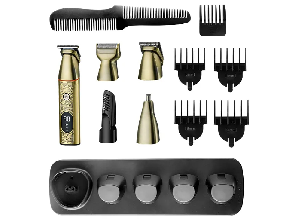 ست ماشین اصلاح موی سر، صورت و بدن شارژی کمی Kemei Professional Men Hair Clipper Trimmer Set KM-5859