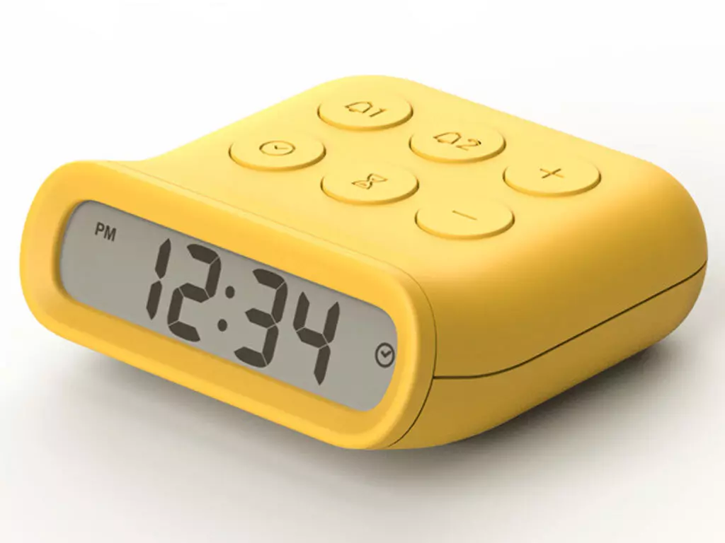 ساعت زنگدار رومیزی چندکاره MUID small alarm clock multi-functional plastic bedroom H-C-05