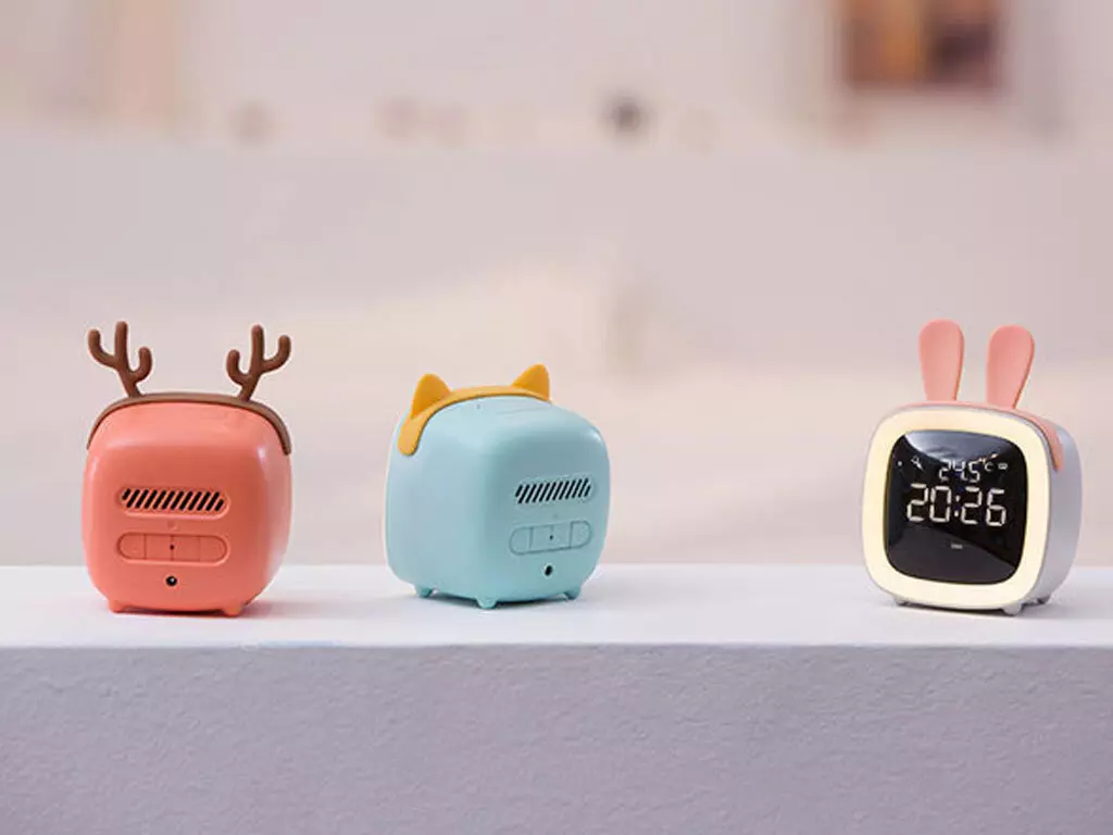 ساعت زنگدار رومیزی دیجیتال Cute digital study alarm clock BD-AC-02