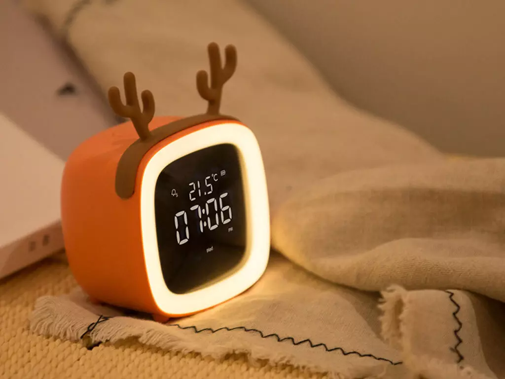 ساعت زنگدار رومیزی دیجیتال Cute digital study alarm clock BD-AC-02