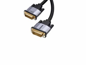 کابل تبدیل دی‌وی‌آی 1 متری بیسوس Baseus Enjoyment Series DVI Male To DVI Male Cable CAKSX-Q0G