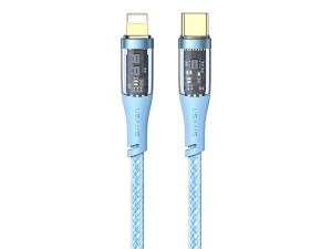 کابل شارژ سریع و دیتای تایپ سی به لایتنینگ 1.2 متری 20 وات یوسامز USAMS data cable US-SJ573 Type-C to Lightning