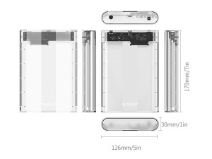 باکس هارد اینترنال به اکسترنال اوریکو Orico 3139C3 3.5 inch USB3.0 Hard Drive Enclosure