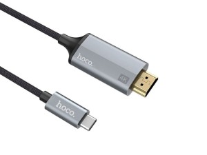 کابل مبدل تایپ سی به اچ دی ام آی هوکو Hoco UA13 Type-C to HDMI Cable 1.8m