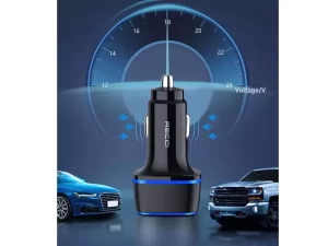 شارژر فندکی فست شارژ رسی Recci RQ02 PD 20W + QC3.0 Car Charger