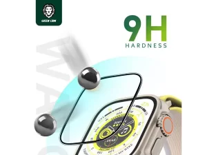 محافظ صفحه نمایش اپل واچ 49 میلی‌متری گرین لاین Green Lion Ultra Pro HD Glass Apple Watch GNHDGL49CL