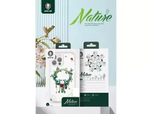 قاب طرحدار مگ سیف آیفون 13 پرو گرین Green iphone 13 Pro Magsafe Nature Case