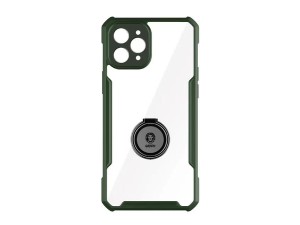 قاب محافظ حلقه دار آیفون 11 پرو گرین Green Stylishly Tough iphone 11 Pro Shockproof Finger Ring Case