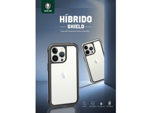 قاب محافظ آیفون 13 پرو گرین Green iPhone 13 Pro Hibrido Shield Case