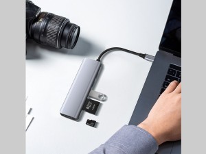 هاب تایپ سی 7 پورت مک بوک فلزی ویوو WiWU Type C Usb C Adapter 7 in 1 For Macbook Alpha 731 HC