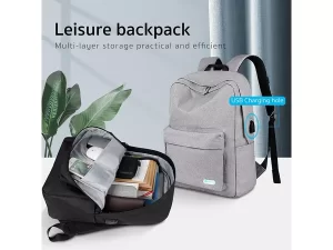 کوله پشتی ضدآب لپ تاپ 13 تا 16 اینچی یو اس بی دار کوتتسی Coteetci Notebook Casual Backpack 13-16&quot; 14012