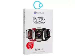 محافظ صفحه نمایش اپل واچ 41 میلی‌متری سری 7 کوتتسی Coteetci iWatch7 frame full Glue tempered glass 24002-41