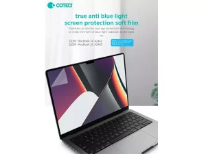 محافظ صفحه نمایش ضد اشعه آبی مک بوک ایر 13 اینچ 2022 کوتتسی Coteetci screen soft film Macbook Air 13&quot; 12014